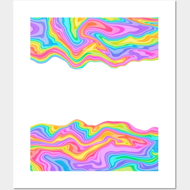 Psychedelic Swirls Wall Art by Designed-by-bix